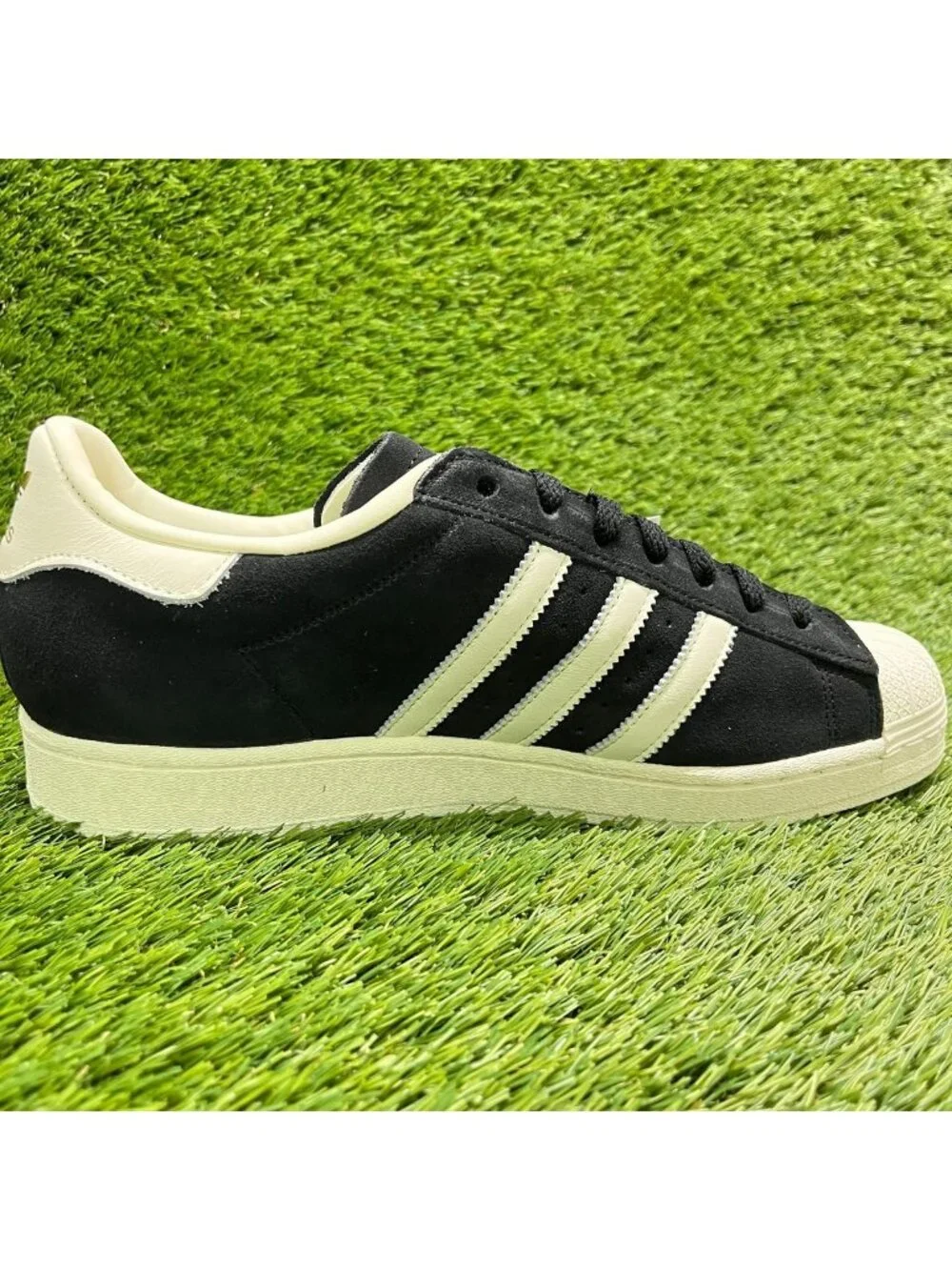 Adidas Originals Superstar Mens Size 10 Black Athletic Running Shoes Sneakers